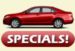 A rental car